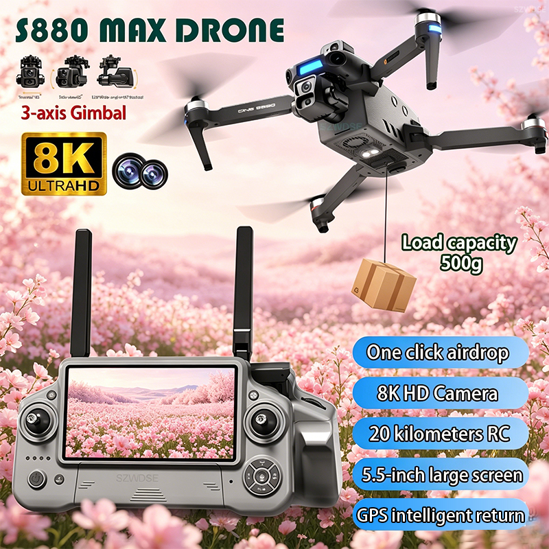 Drone Camera 4K - 2026 New 8K Dual Camera Drone