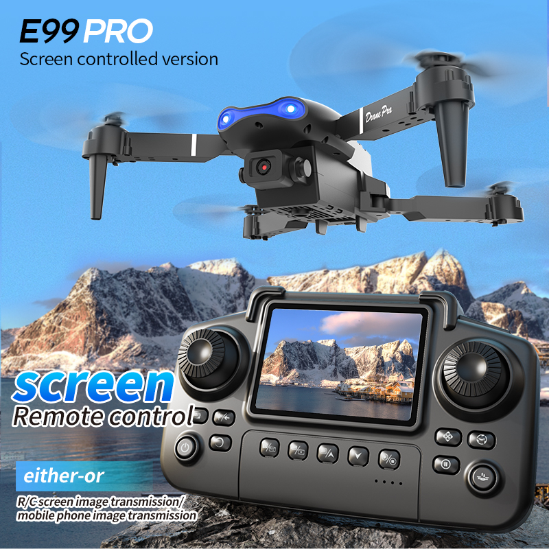 Drone Camera Professional - E99 PRO Drone Screen Control Aerial