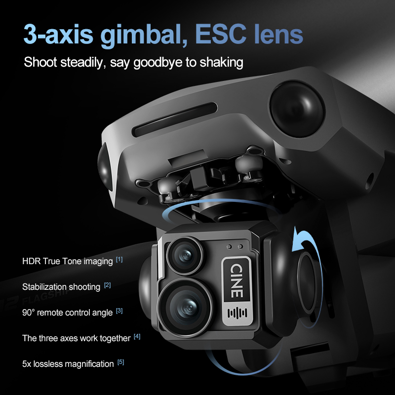 8K 3 Axis Gimbal Brushless 7.2 – Drone Camera With Gimbal Bewertung und Preis