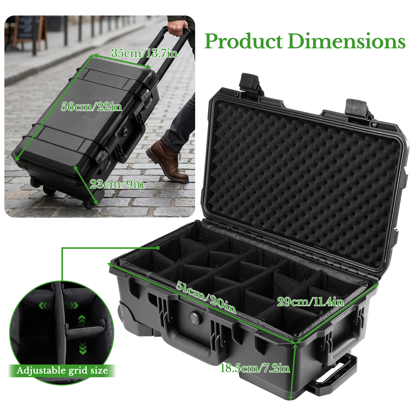 Professional Large Hard Rollin – Drone Camera Case Bewertung und Preis