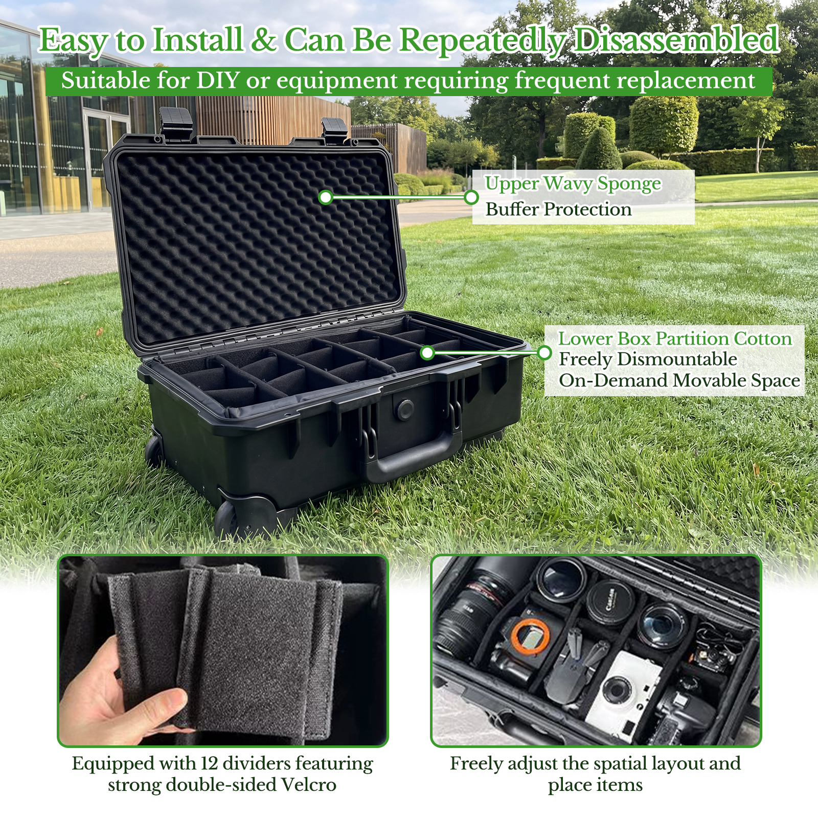 Professional Large Hard Rollin – Drone Camera Case Bewertung und Preis