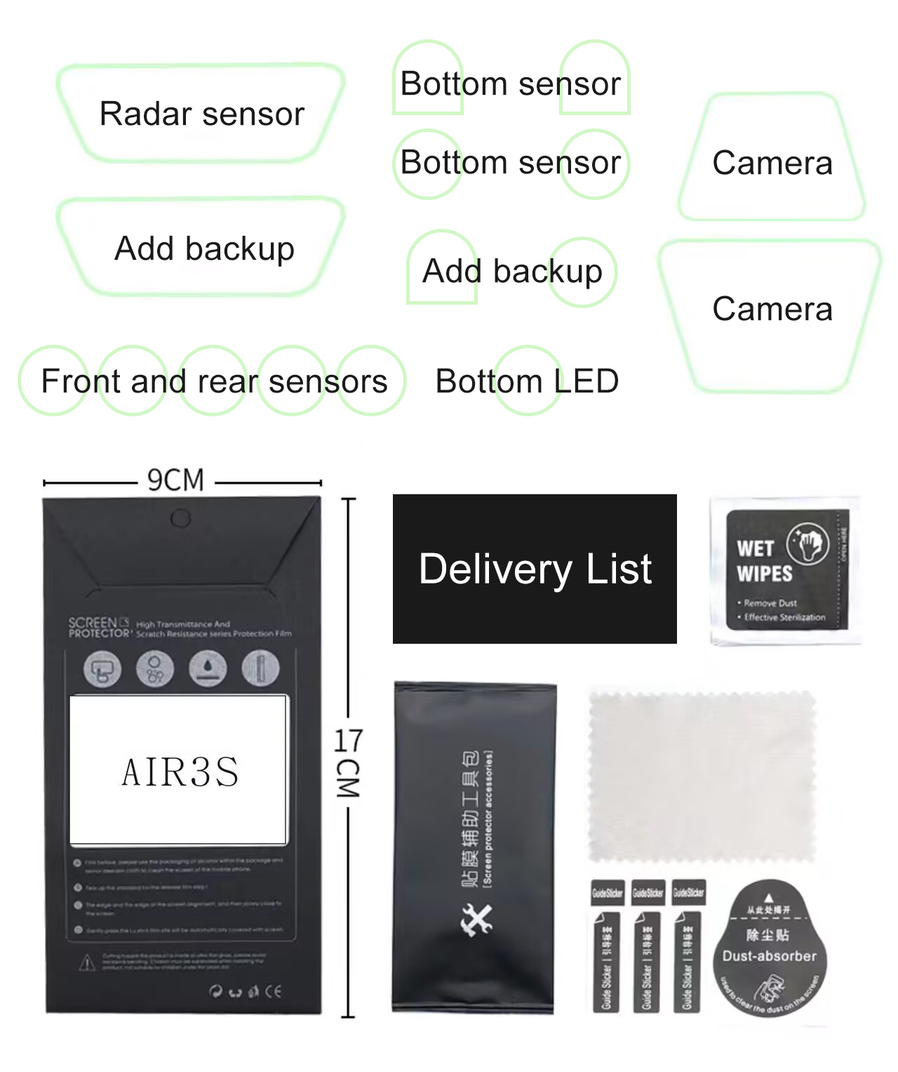 ​Lens Sensor Protective Film f – Drone Camera Filter Bewertung und Preis