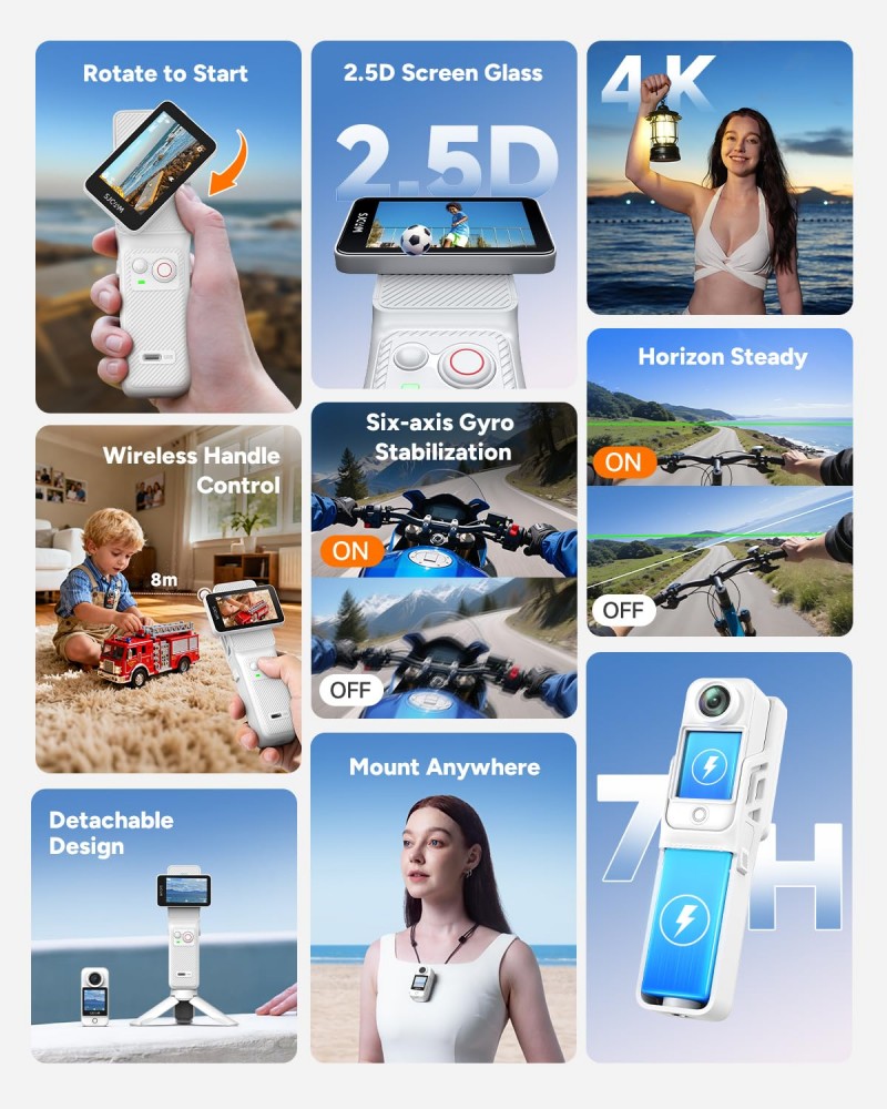 SJCAM New White C400 Pocket Ha – Drone Camera Action Bewertung und Preis