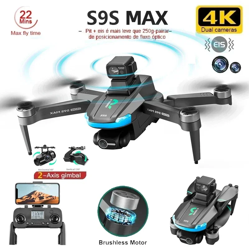 NEW S9S MAX MINI Drone 4K 2-Ax – Drone Camera Wide Angle Bewertung und Preis