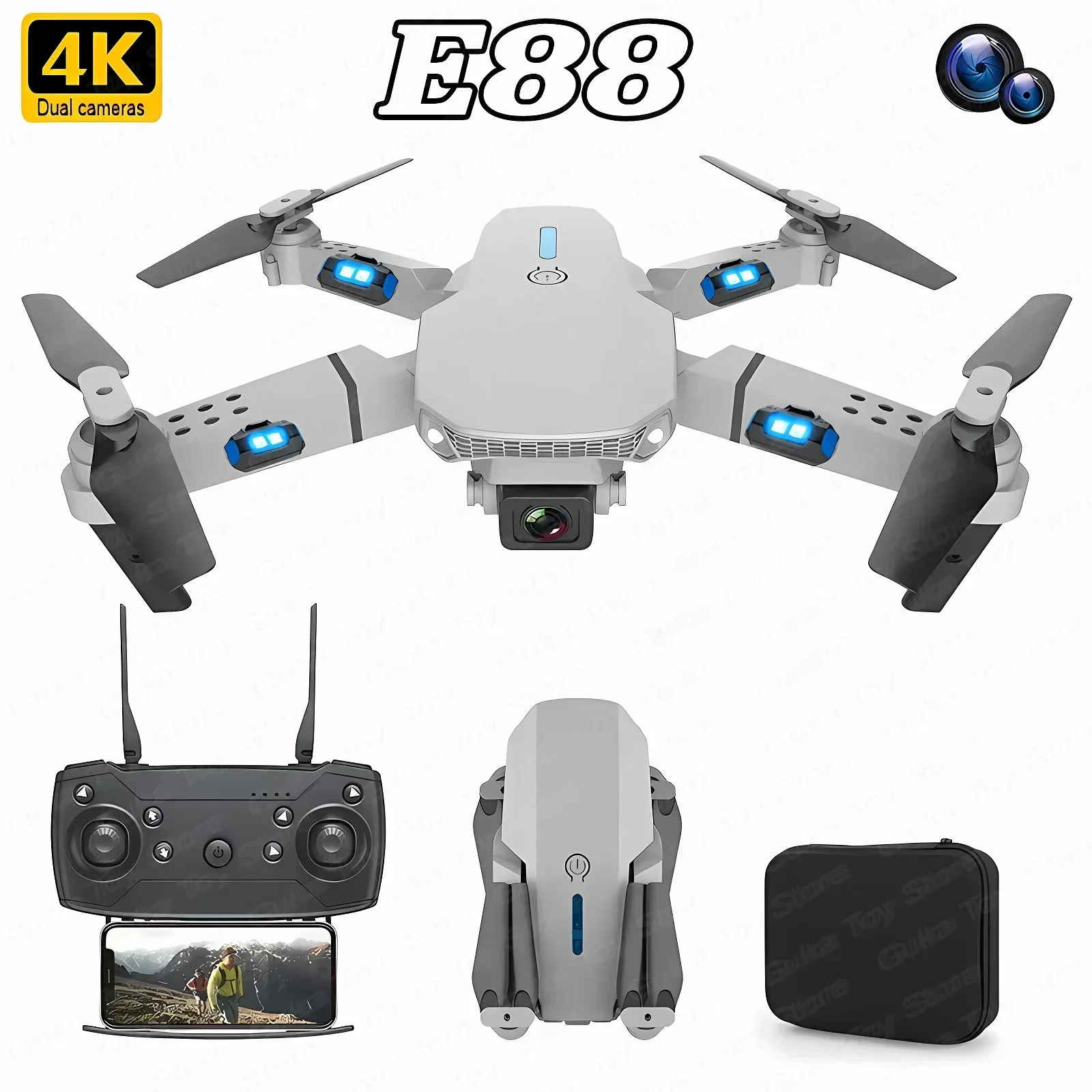 E88 Pro WIFI FPV Drone Wide An – Drone Camera Lens Bewertung und Preis