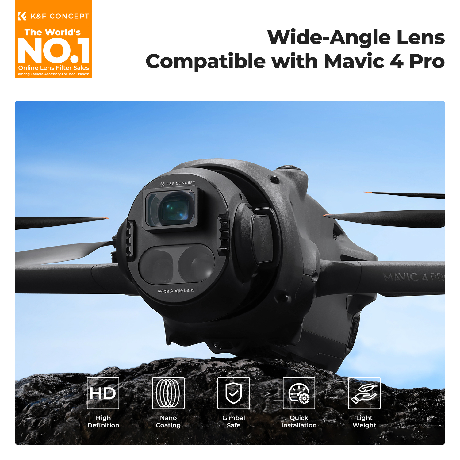 K&F Concept Wide-Angle Lens fo – Drone Camera Wide Angle Bewertung und Preis