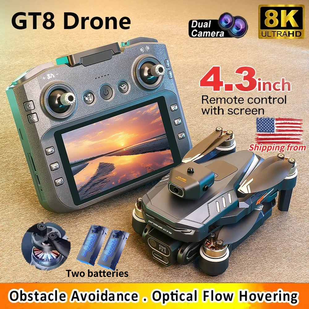 GT8 Drone 4.3inch Screen Contr – Drone Camera Vlog Bewertung und Preis