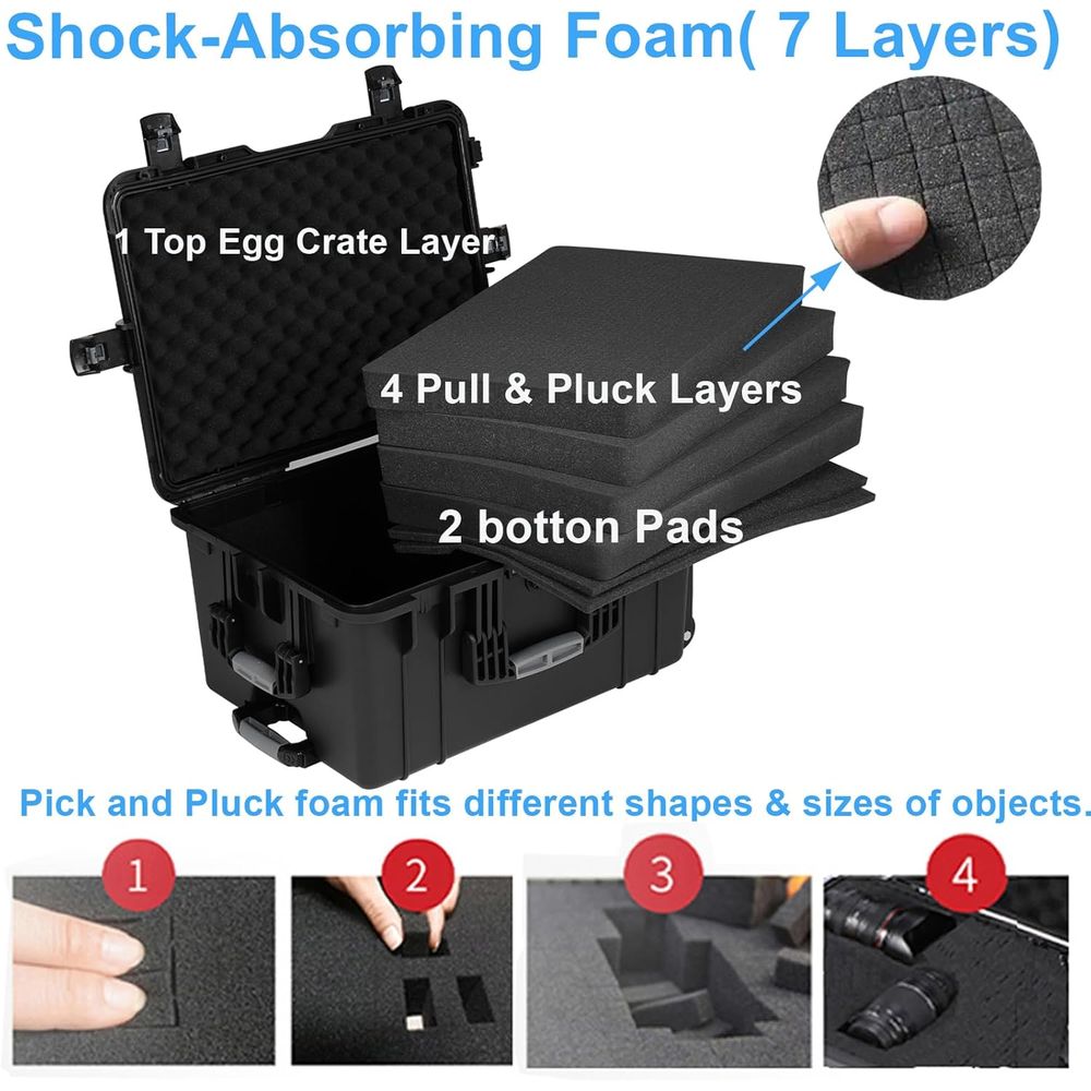 24.5 Rolling Waterproof Case w – Drone Camera Waterproof Bewertung und Preis