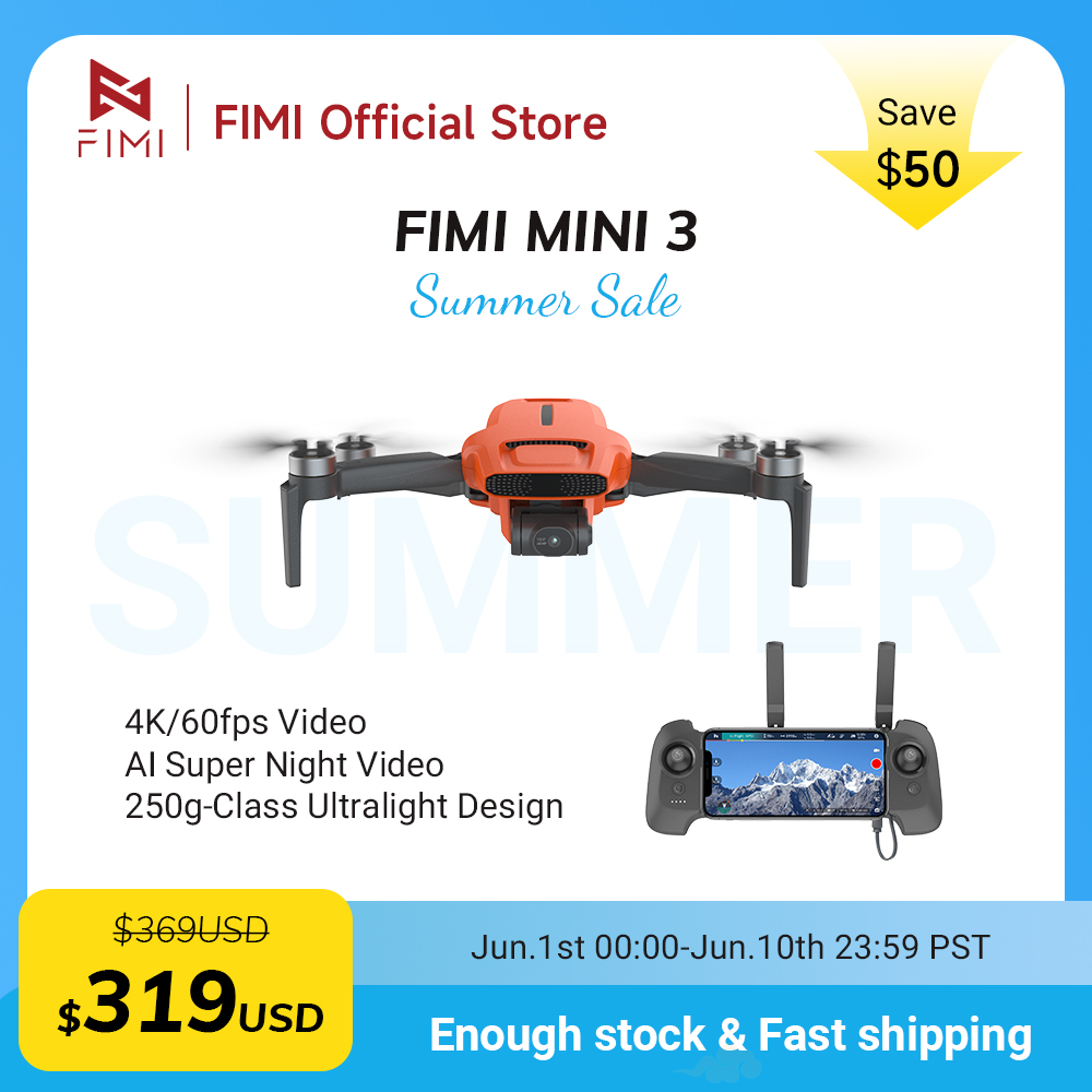 FIMI MINI 3 Camere drone 4K 60 – Drone Camera With Gimbal Bewertung und Preis