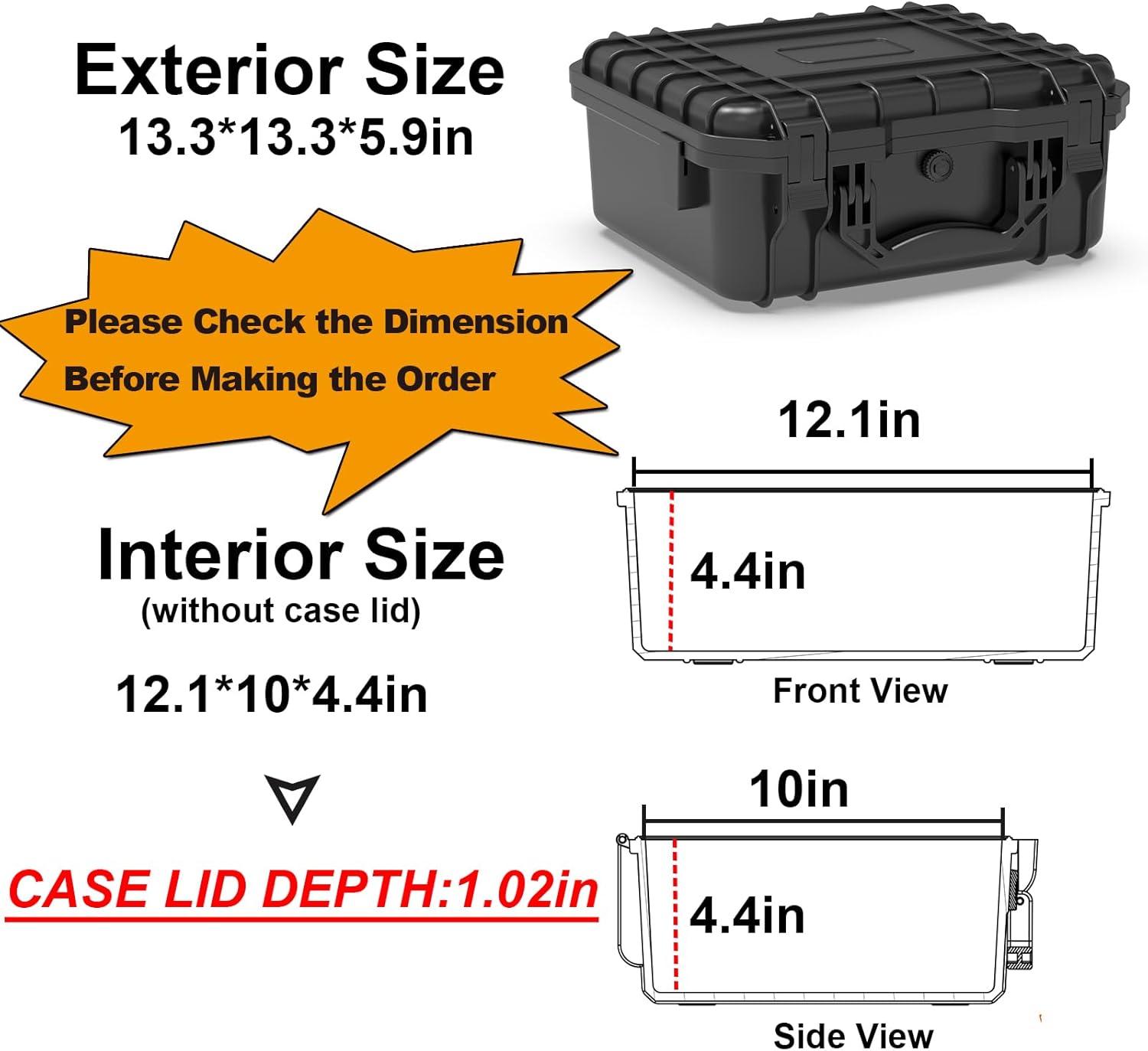 Waterproof Hard Case with Pick – Drone Camera Waterproof Bewertung und Preis