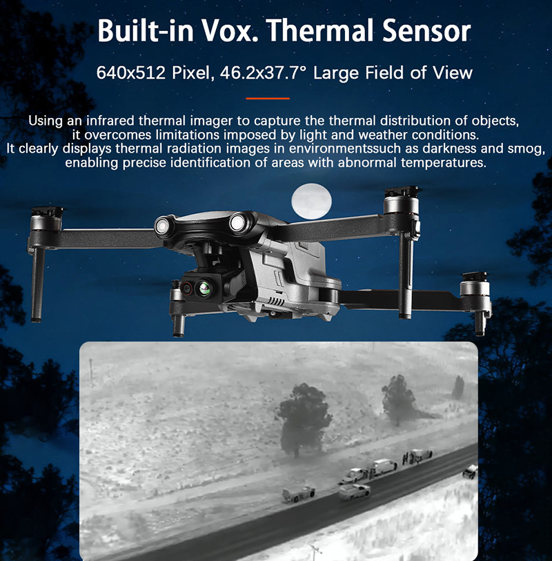 New Arrival 640x512 FPV Drone  – Drone Camera Thermal Bewertung und Preis